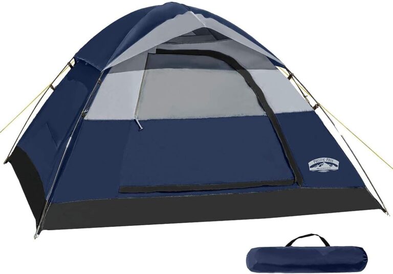 Pacific Pass 2 Person Family Dome Tent With Removable Rain Fly