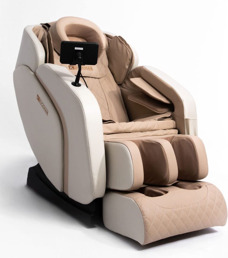 JC BUCKMAN IndulgeUs Full Body Massage Chair Recliner with 6 Auto Programs, Full Body Airbags, Built-in Heat