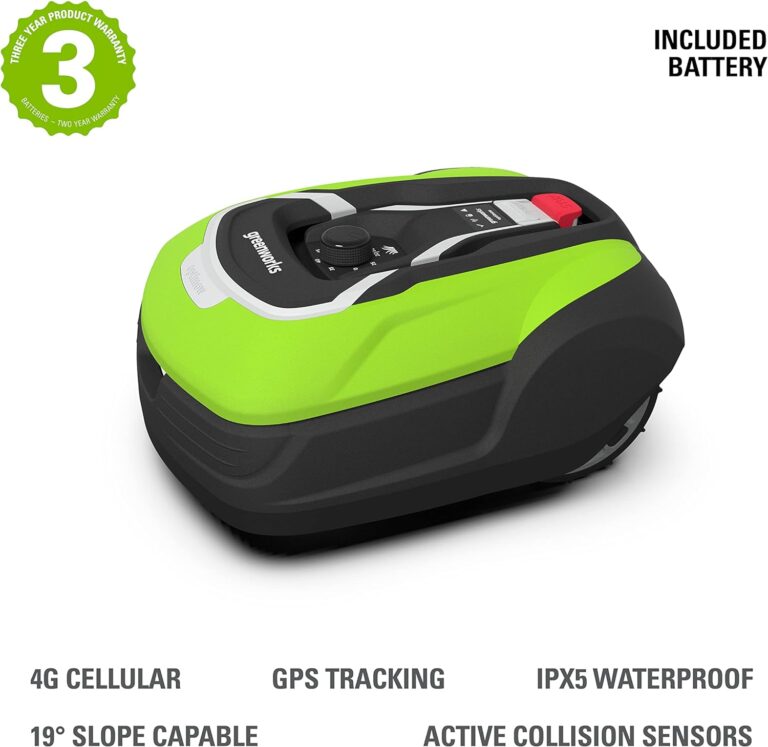 Greenworks Robotic Lawnmower Optimow 10 GRL110 with App