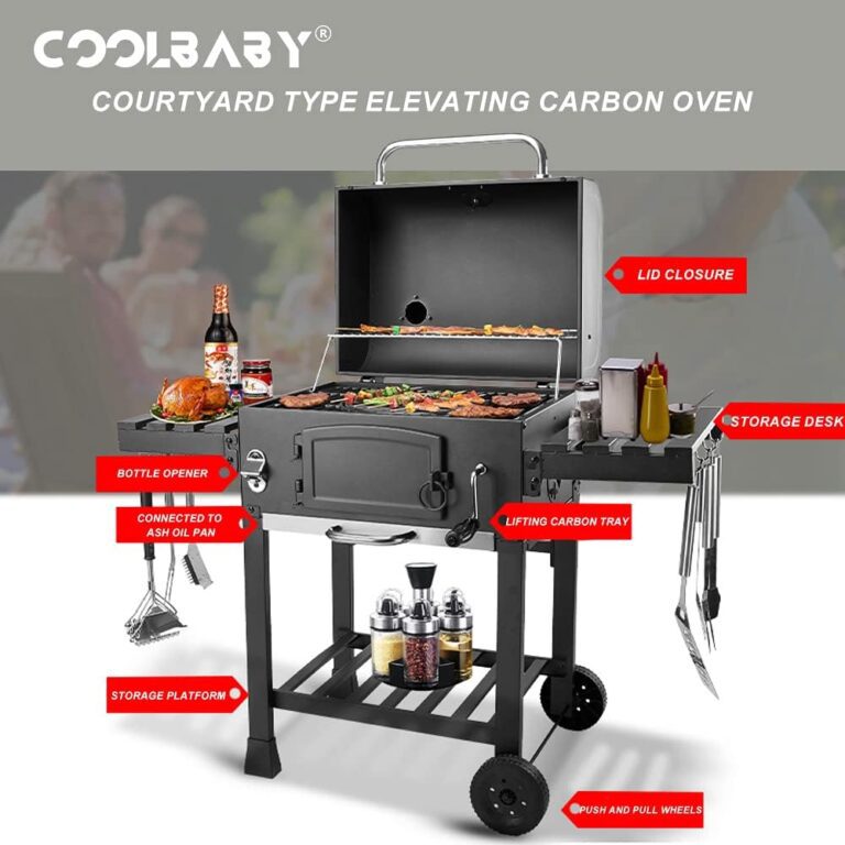 COOLBABY BBQ outdoor barbecue stove home villa courtyard charcoal grill