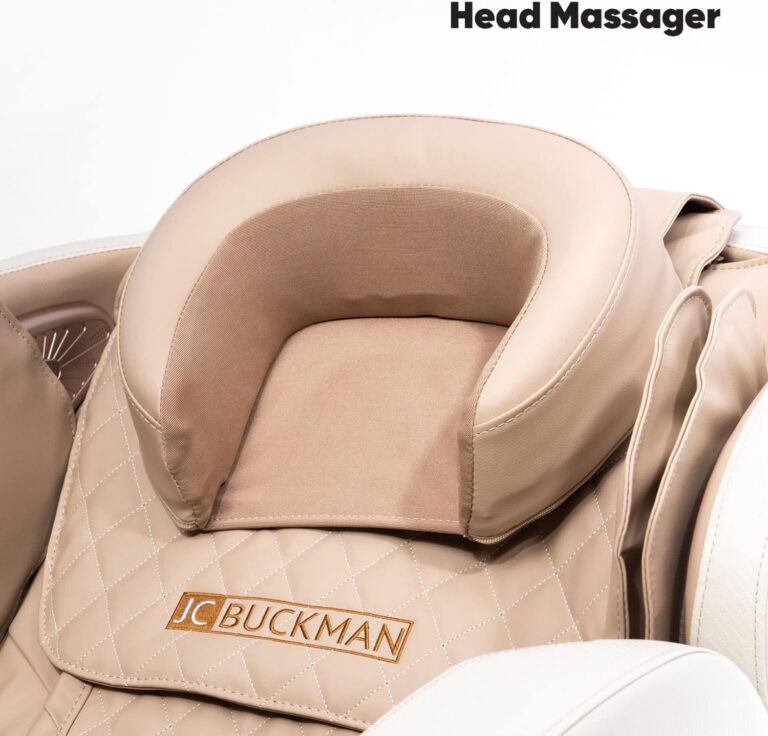 JC BUCKMAN IndulgeUs Full Body Massage Chair Recliner with 6 Auto Programs, Full Body Airbags, Built-in Heat