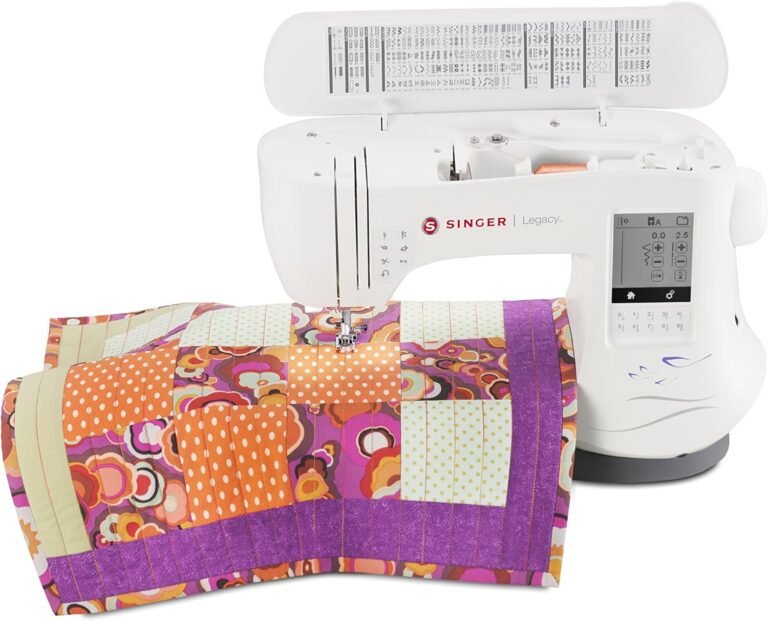 SINGER Legacy SE300 Embroidery Machine with 200 Built-In Embroideries, LCD Touch