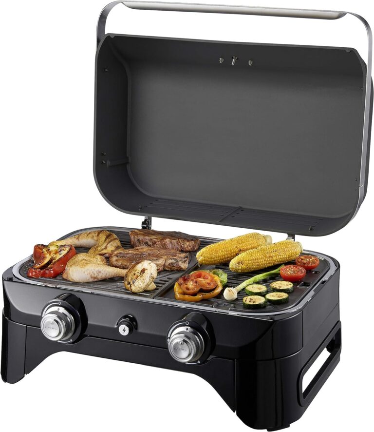 Campingaz Attitude 2100 Lx, Portable Table Top, 2 Steel Burners, 5 Kw Power, Camping Gas Barbecue