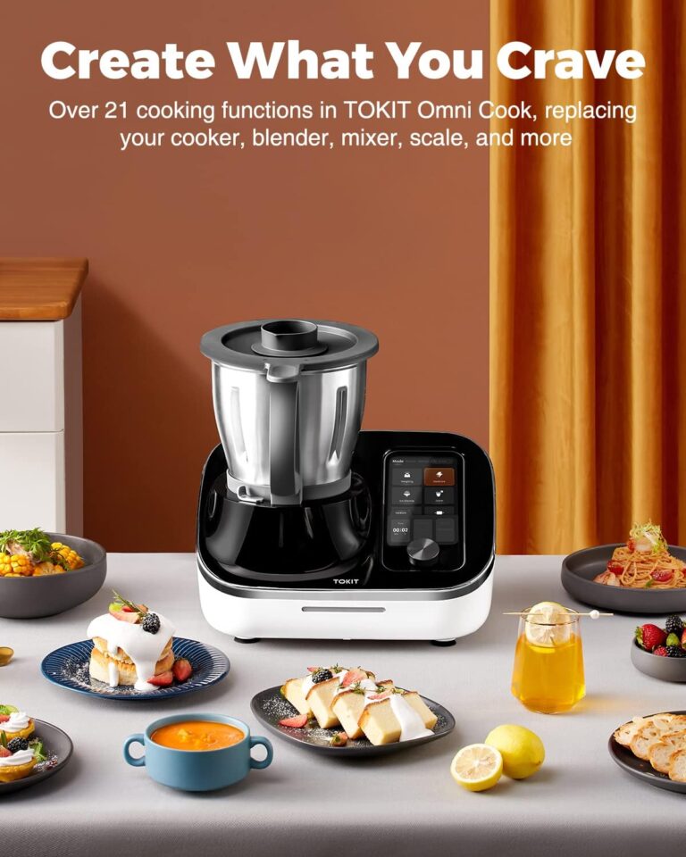 TOKIT Omni Cook Robot All-in-1 Food Processor - A Versatile Kitchen Appliance