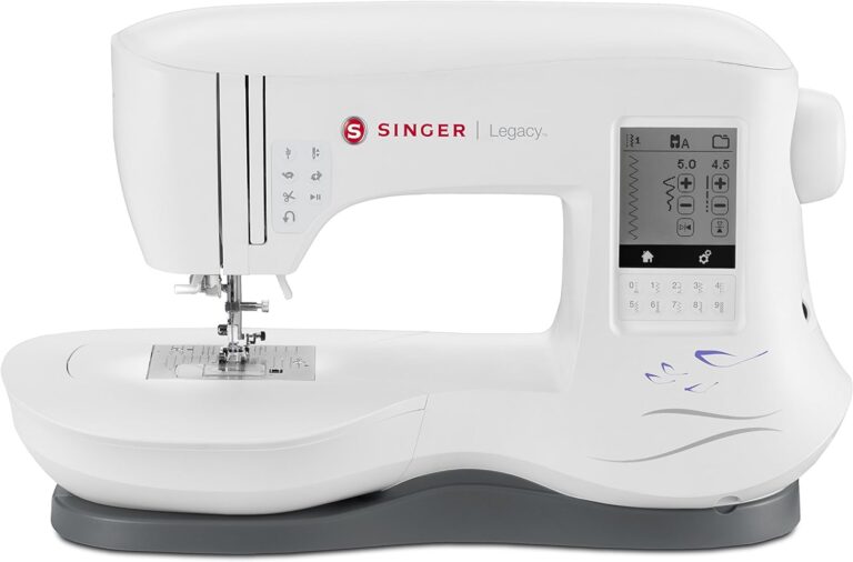 SINGER Legacy SE300 Embroidery Machine with 200 Built-In Embroideries, LCD Touch