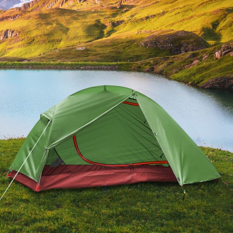 The KAZOO Waterproof Backpacking Tent Ultralight is a lightweight and durable camping tent designed for 1/2 people