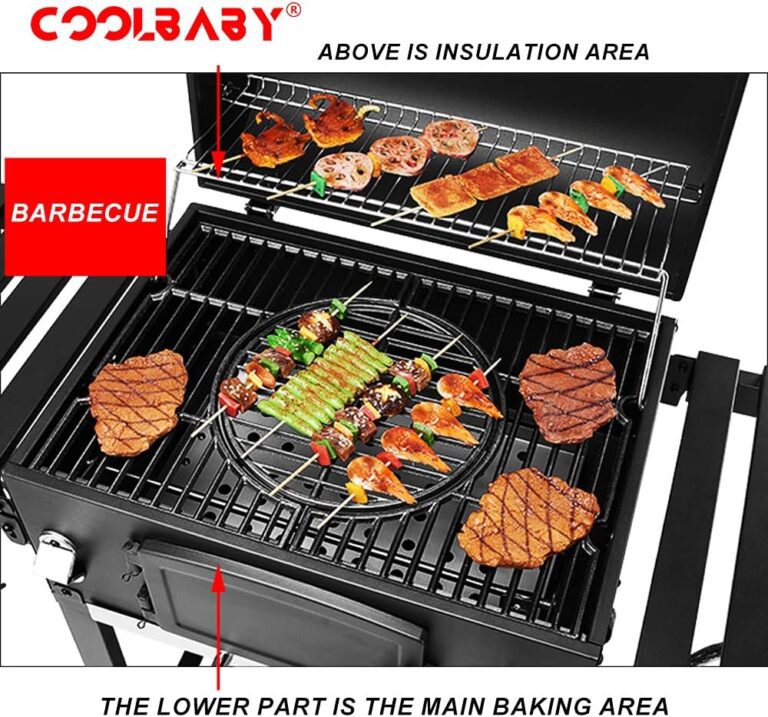 COOLBABY BBQ outdoor barbecue stove home villa courtyard charcoal grill