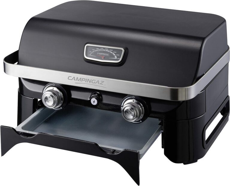 Campingaz Attitude 2100 Lx, Portable Table Top, 2 Steel Burners, 5 Kw Power, Camping Gas Barbecue