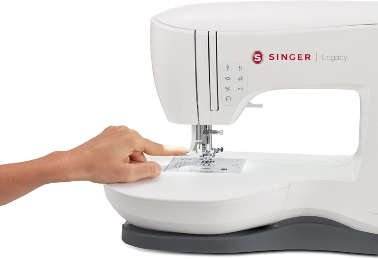 SINGER Legacy SE300 Embroidery Machine with 200 Built-In Embroideries, LCD Touch