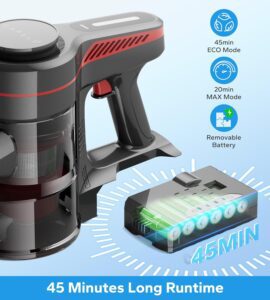 ORFELD Cordless Vacuum Cleaner - Powerful Suction for Easy Cleaning