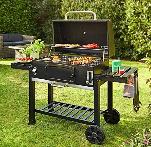 CosmoGrill Outdoor XXL Smoker Barbecue Charcoal Portable BBQ Grill Garden - A Versatile and Portable Grilling Solution