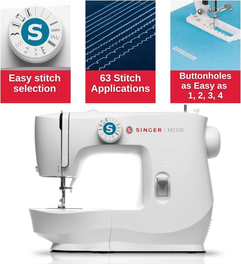 SINGER M2100 Sewing Machine With Accessory Kit & Foot Pedal - Perfect for Beginners