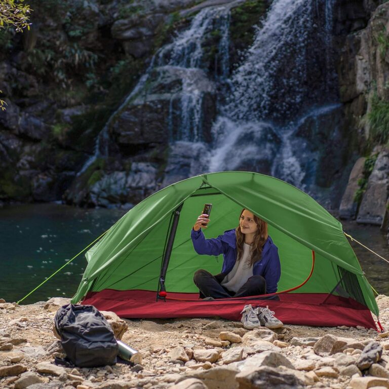 The KAZOO Waterproof Backpacking Tent Ultralight is a lightweight and durable camping tent designed for 1/2 people