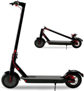 TDOO Electric Scooter, 8.5" Pneumatic Tire, Max 13 Mile Speed