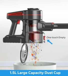 ORFELD Cordless Vacuum Cleaner - Powerful Suction for Easy Cleaning